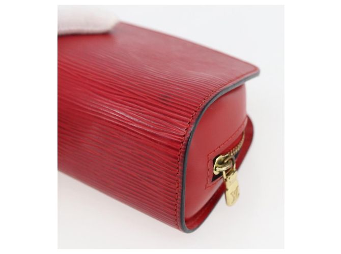 LOUIS VUITTON Pochette Epi Dauphine PM Rosso Castigliano M48447 LV Auth ka2148 - vista 15