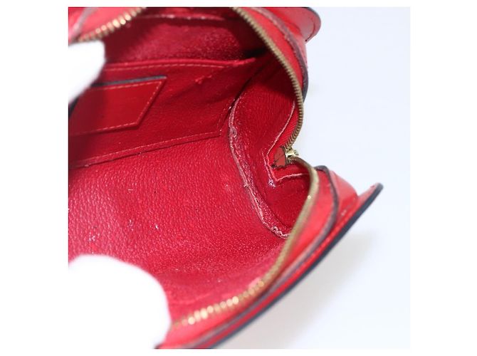 LOUIS VUITTON Pochette Epi Dauphine PM Rosso Castigliano M48447 LV Auth ka2148 - vista 17