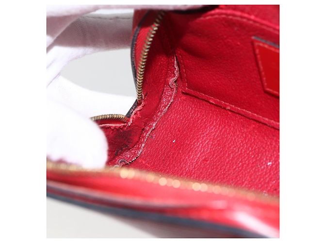 LOUIS VUITTON Pochette Epi Dauphine PM Rosso Castigliano M48447 LV Auth ka2148 - vista 18
