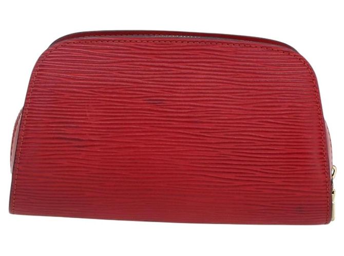 LOUIS VUITTON Pochette Epi Dauphine PM Rosso Castigliano M48447 LV Auth ka2148 - vista 2