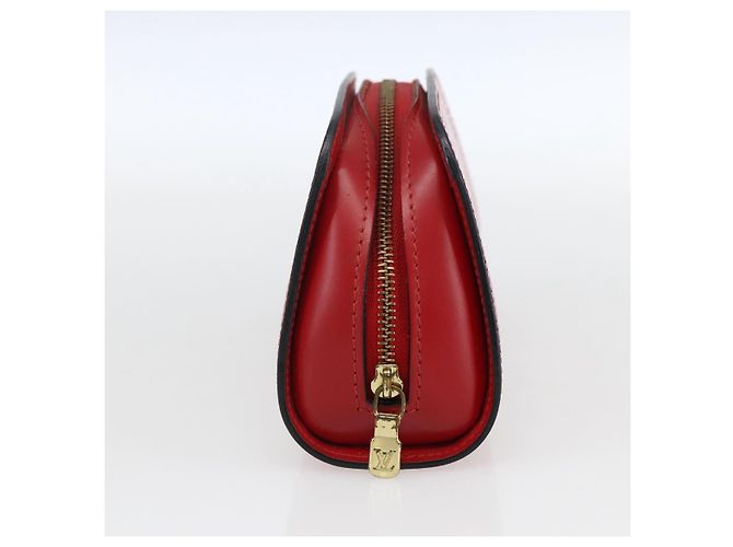 LOUIS VUITTON Pochette Epi Dauphine PM Rosso Castigliano M48447 LV Auth ka2148 - vista 3