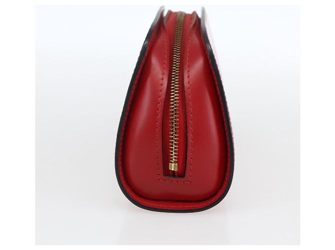 LOUIS VUITTON Pochette Epi Dauphine PM Rosso Castigliano M48447 LV Auth ka2148 - vista 4