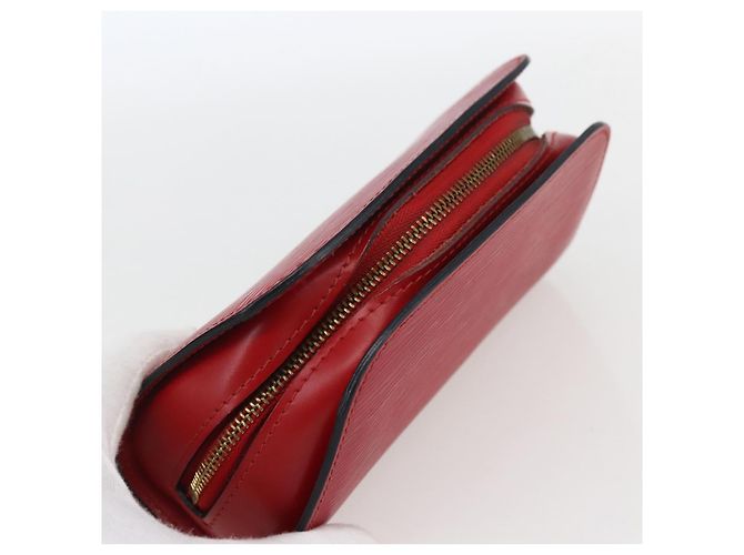LOUIS VUITTON Pochette Epi Dauphine PM Rosso Castigliano M48447 LV Auth ka2148 - vista 5