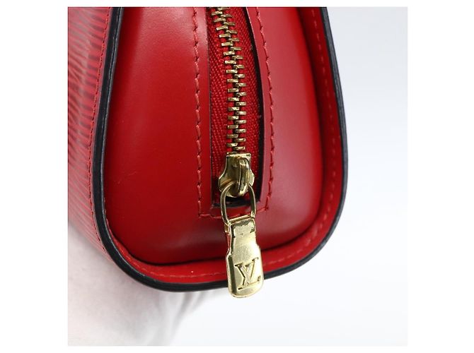 LOUIS VUITTON Pochette Epi Dauphine PM Rosso Castigliano M48447 LV Auth ka2148 - vista 8