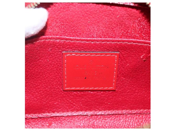 LOUIS VUITTON Pochette Epi Dauphine PM Rosso Castigliano M48447 LV Auth ka2148 - vista 9
