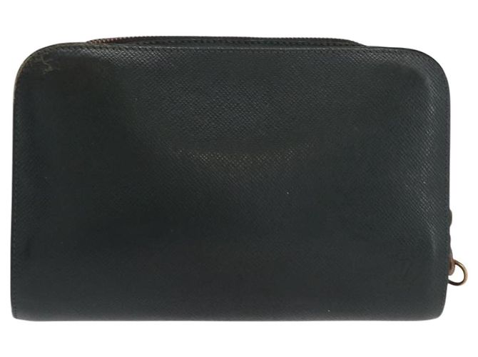 LOUIS VUITTON Clutch Monogram Taiga 2 Set Verde LV Auth ka2098 Monogramma - vista 2