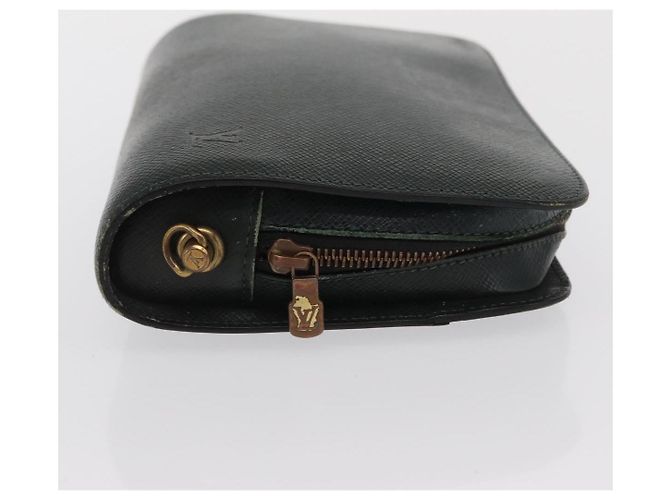LOUIS VUITTON Clutch Monogram Taiga 2 Set Verde LV Auth ka2098 Monogramma - vista 4