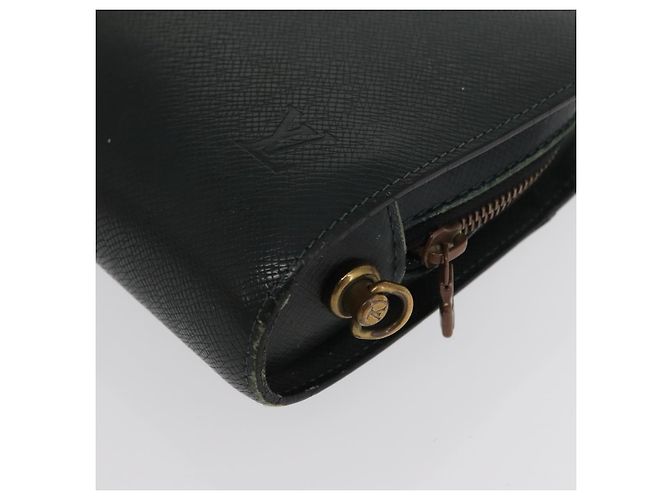 LOUIS VUITTON Clutch Monogram Taiga 2 Set Verde LV Auth ka2098 Monogramma - vista 7