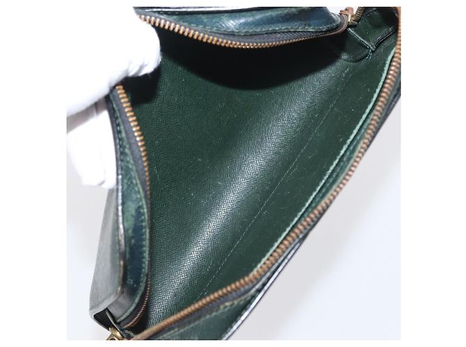 LOUIS VUITTON Clutch Monogram Taiga 2 Set Verde LV Auth ka2098 Monogramma - vista 8