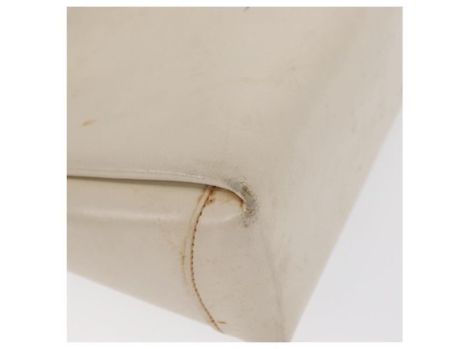 Gucci Handtasche aus Leder in Weiß und Silber Auth ep13227 - Ansicht 15