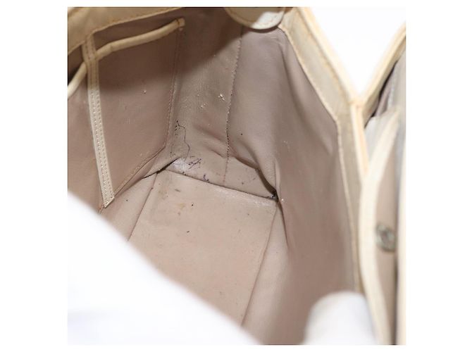 Gucci Handtasche aus Leder in Weiß und Silber Auth ep13227 - Ansicht 18