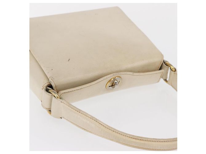 Gucci Handtasche aus Leder in Weiß und Silber Auth ep13227 - Ansicht 6