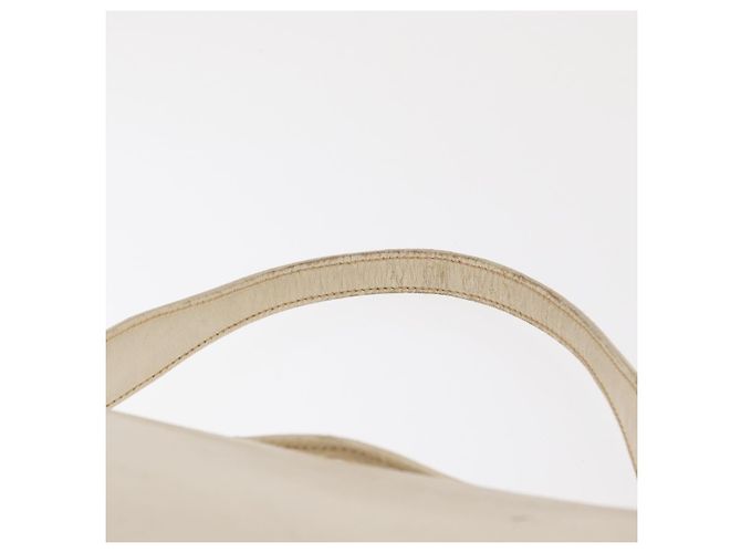 Gucci Handtasche aus Leder in Weiß und Silber Auth ep13227 - Ansicht 8