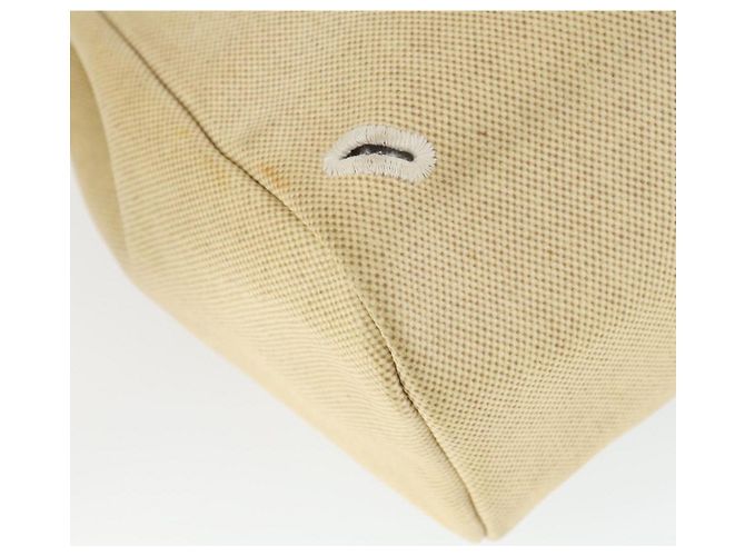 Hermès HERMES Herbag Ad PM Rucksack Canvas Leder 2in1 Beige Silber Auth 168408 - Ansicht 13