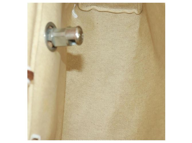 Hermès HERMES Herbag Ad PM Rucksack Canvas Leder 2in1 Beige Silber Auth 168408 - Ansicht 18