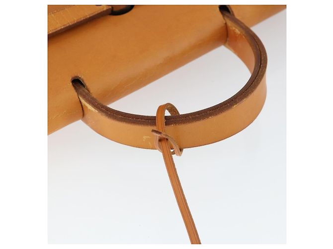 Hermès HERMES Herbag Ad PM Rucksack Canvas Leder 2in1 Beige Silber Auth 168408 - Ansicht 7