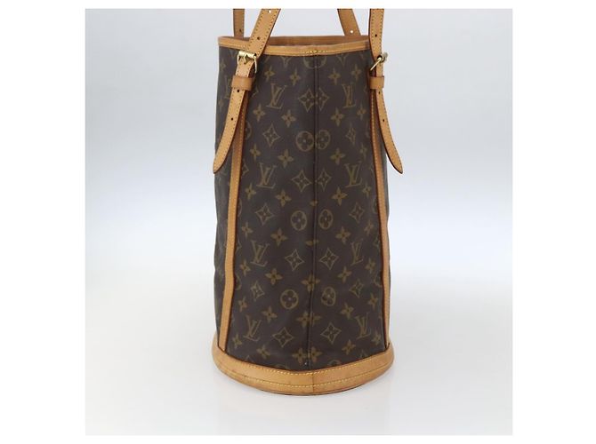 LOUIS VUITTON Borsa a Spalla Monogram Bucket GM M42236 LV Auth hk3395 Monogramma - vista 4