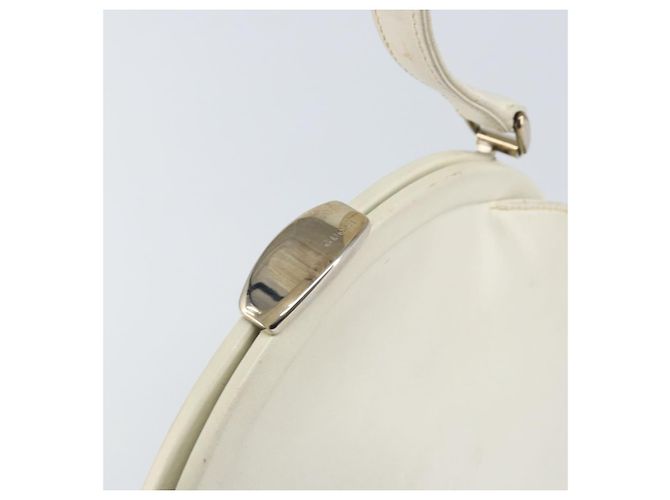 Borsa a mano GUCCI in pelle bianca argento Auth 170514 Bianco - vista 10