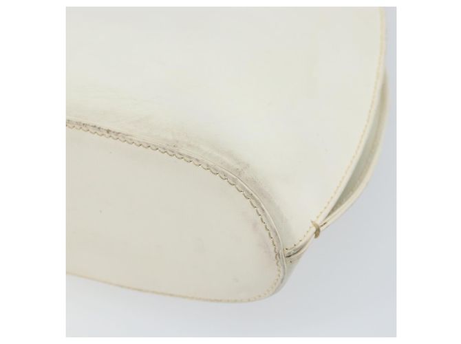 Borsa a mano GUCCI in pelle bianca argento Auth 170514 Bianco - vista 15