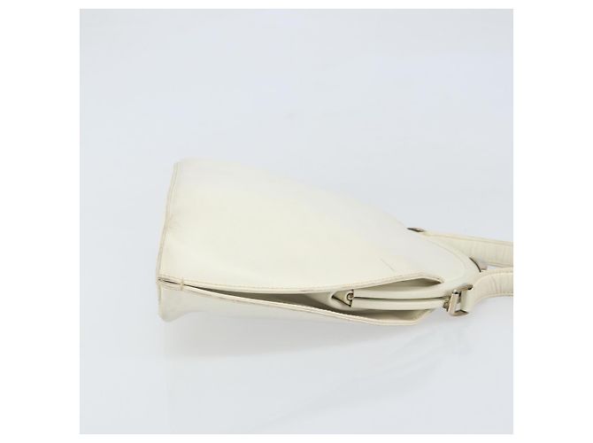 Borsa a mano GUCCI in pelle bianca argento Auth 170514 Bianco - vista 3