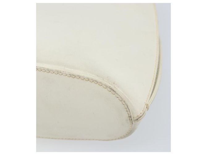 Borsa a mano GUCCI in pelle bianca argento Auth 170514 Bianco - vista 9