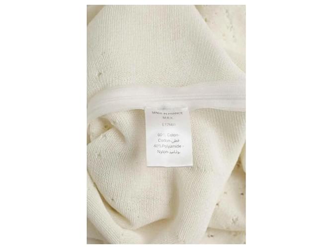 Maison Rabih Kayrouz Vestido de algodón blanco - vista 6