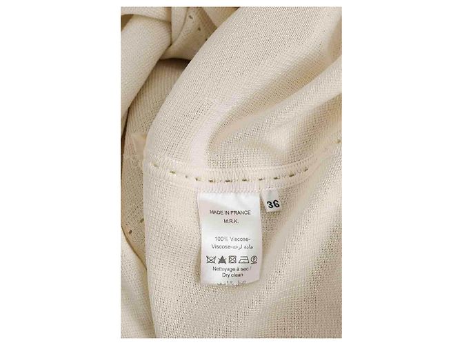 Maison Rabih Kayrouz Vestido blanco - vista 6