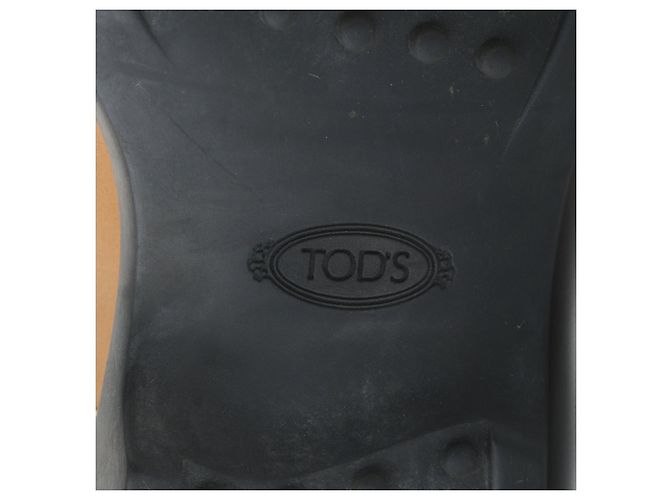 Botas de montar de cuero marrón Tod's Castaño - vista 4