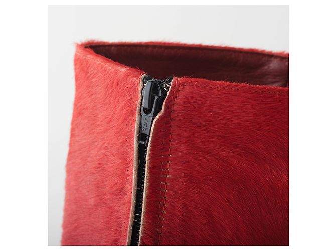 Autre Marque Botas de pelo de poni rojas Philosophy Alberta Ferretti - vista 4