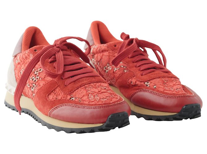 Sneakers Rockrunner Valentino Garavani Rosso - vista 2