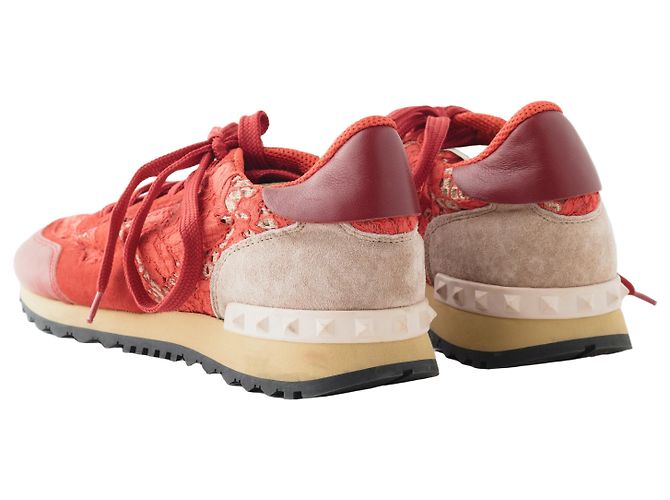 Sneakers Rockrunner Valentino Garavani Rosso - vista 3