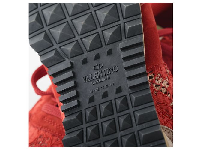 Sneakers Rockrunner Valentino Garavani Rosso - vista 6