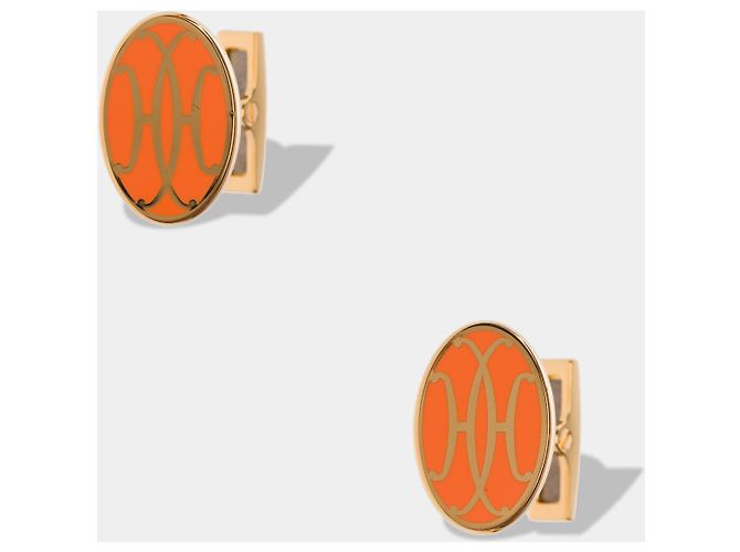Hermès Accessorio HERMES in Metallo Arancione - 102795 - vista 2