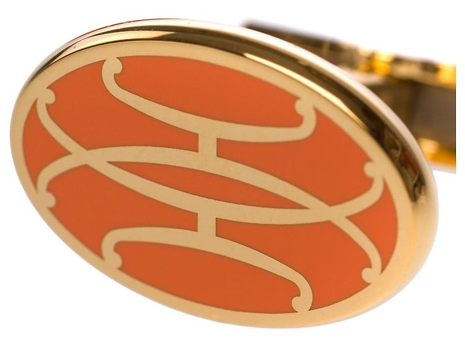 Hermès Accessorio HERMES in Metallo Arancione - 102795 - vista 6