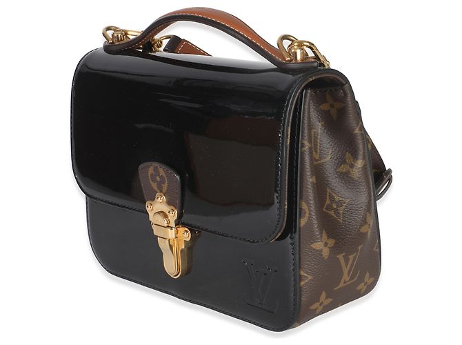 Louis Vuitton Monogramm Canvas Schwarz Lack Kirschbaum BB - Ansicht 3