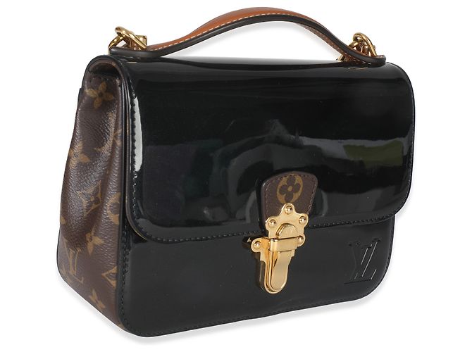 Louis Vuitton Monogramm Canvas Schwarz Lack Kirschbaum BB - Ansicht 4