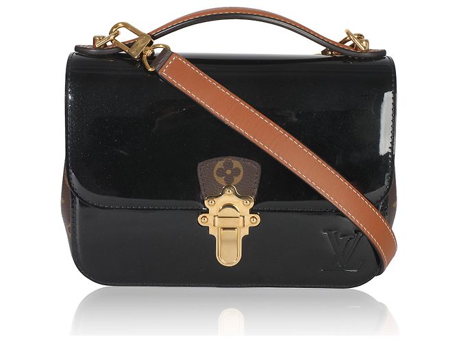 Louis Vuitton Monogramm Canvas Schwarz Lack Kirschbaum BB - Ansicht 8
