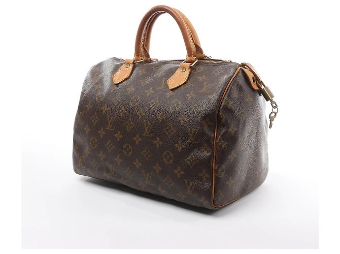 Louis Vuitton Speedy 30 Monogram Canvas Handbag in Brown M41526 - view 3