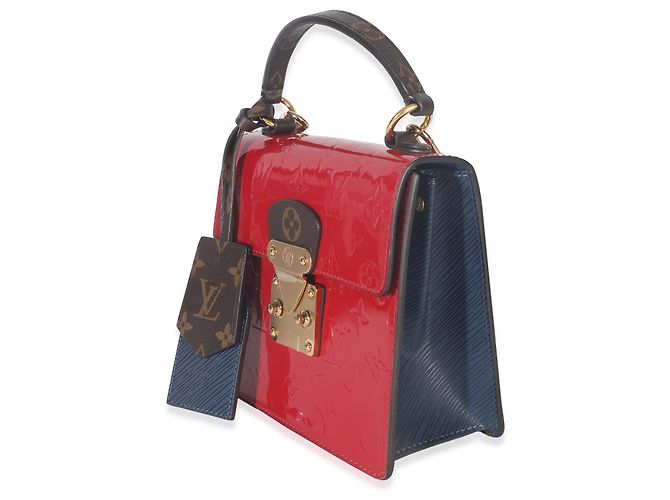 Louis Vuitton Epi Vernis Monogramma Scarlatto Via di Primavera Rosso - vista 2