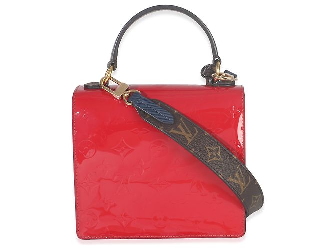 Louis Vuitton Epi Vernis Monogramma Scarlatto Via di Primavera Rosso - vista 5