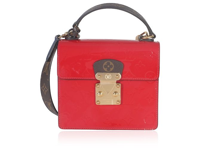 Louis Vuitton Epi Vernis Monogramma Scarlatto Via di Primavera Rosso - vista 7