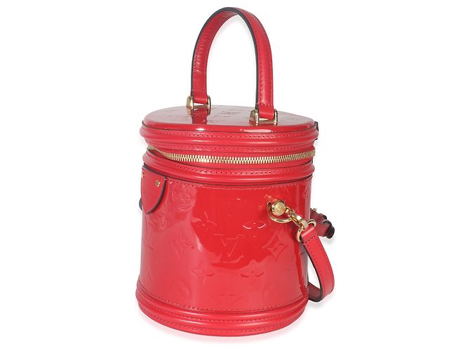 Louis Vuitton Cannes Vernis Ciliegia Rosso - vista 3
