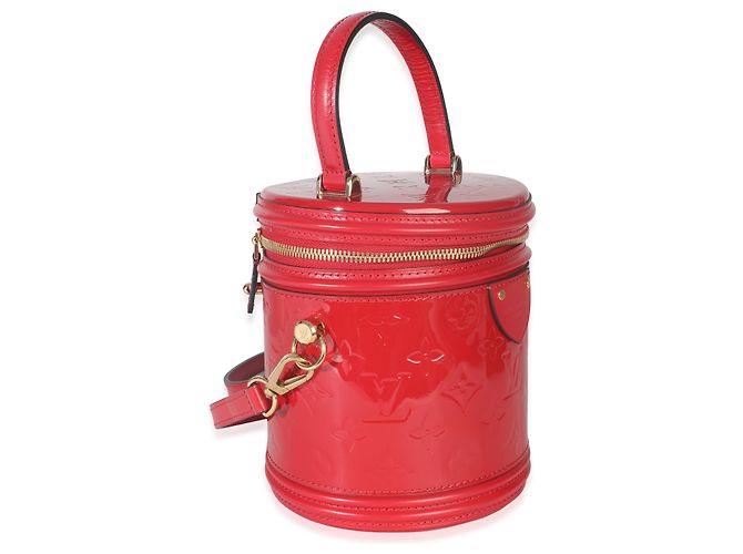 Louis Vuitton Cannes Vernis Ciliegia Rosso - vista 4