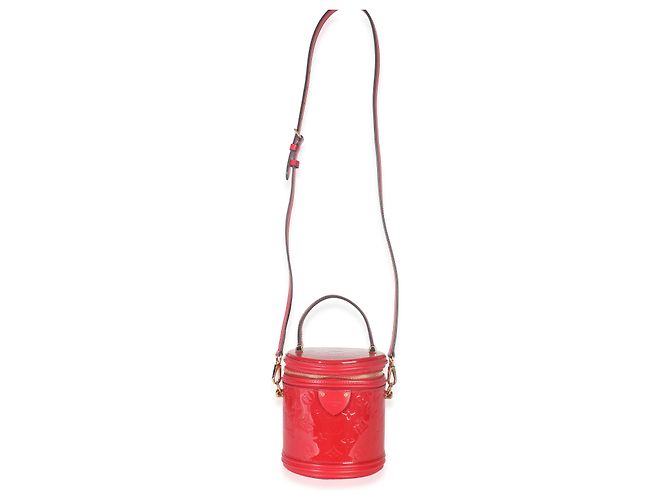 Louis Vuitton Cannes Vernis Ciliegia Rosso - vista 5