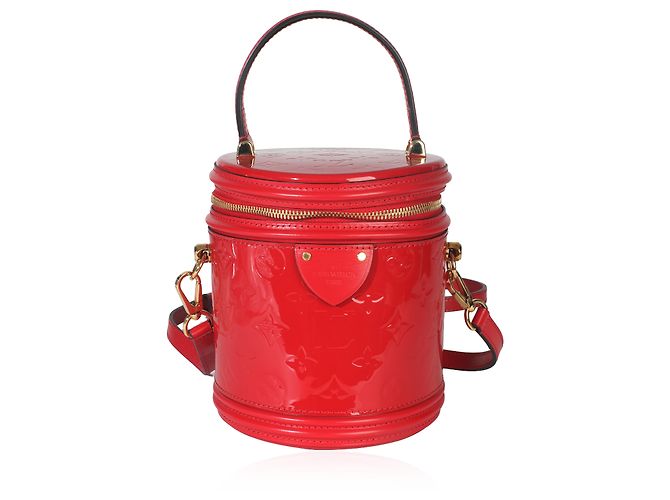 Louis Vuitton Cannes Vernis Ciliegia Rosso - vista 8