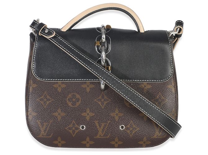 Louis Vuitton Catena It PM in Tela Monogram Nera Marrone - vista 2
