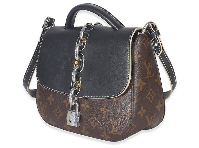 Louis Vuitton Catena It PM in Tela Monogram Nera Marrone - vista 3