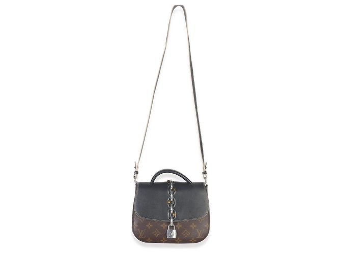 Louis Vuitton Catena It PM in Tela Monogram Nera Marrone - vista 5