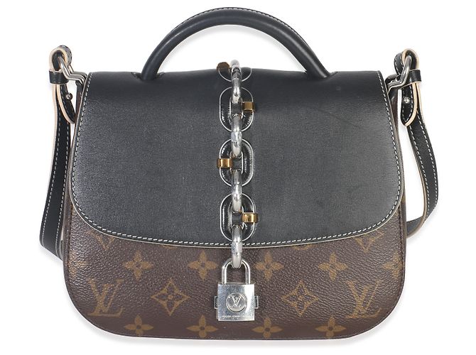 Louis Vuitton Catena It PM in Tela Monogram Nera Marrone - vista 8