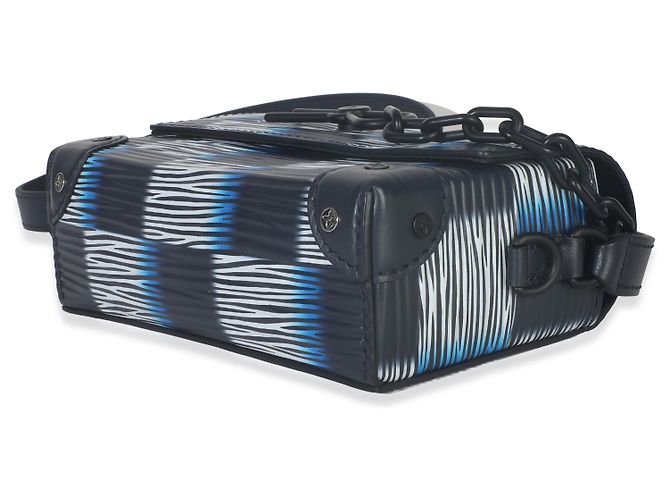 Portafoglio indossabile Louis Vuitton Damier Rush Epi nero e blu - vista 6